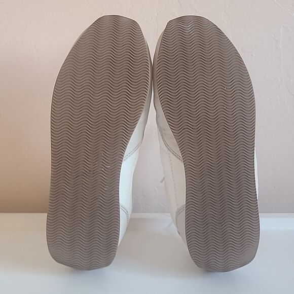 Madewell League Leather & Nylon Sneakers Color Cloud linen multi Size 7.5 - Picture 11 of 15